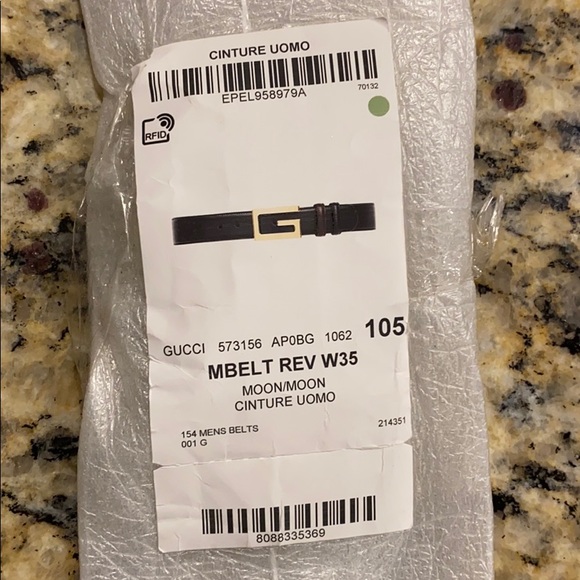 Men’s Gucci Reversible belt with Square G buckle - Picture 4 of 4